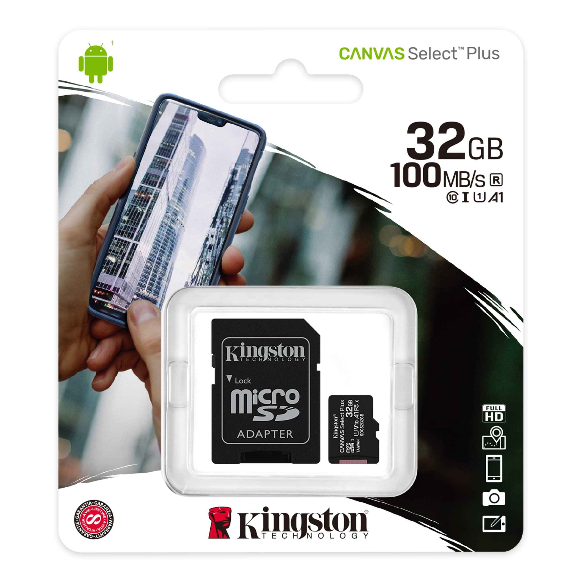 32GB Canvas Select Plus microSD Card For Sale in Trinidad